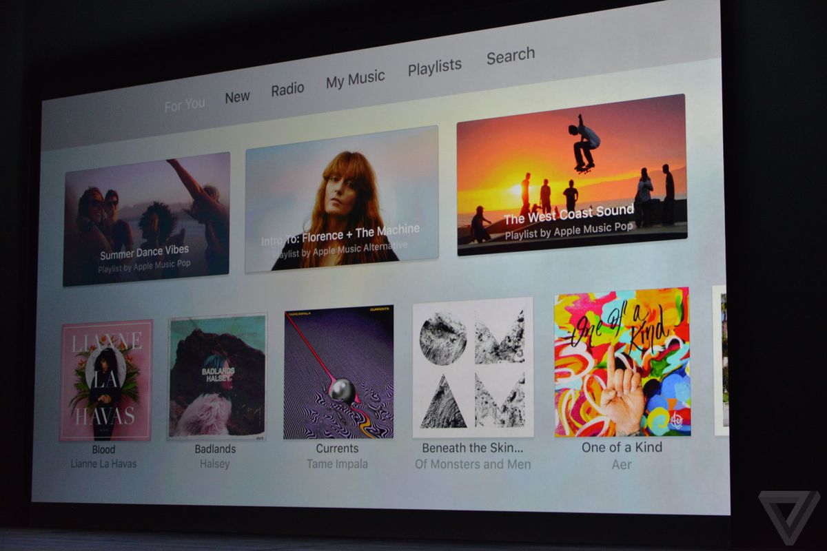 Apple Music Is Coming To The New Apple Tv The Verge