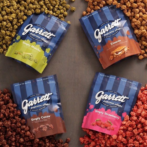 Garrett’s is introducing four new varieties of popcorn available at several area grocery store chains.