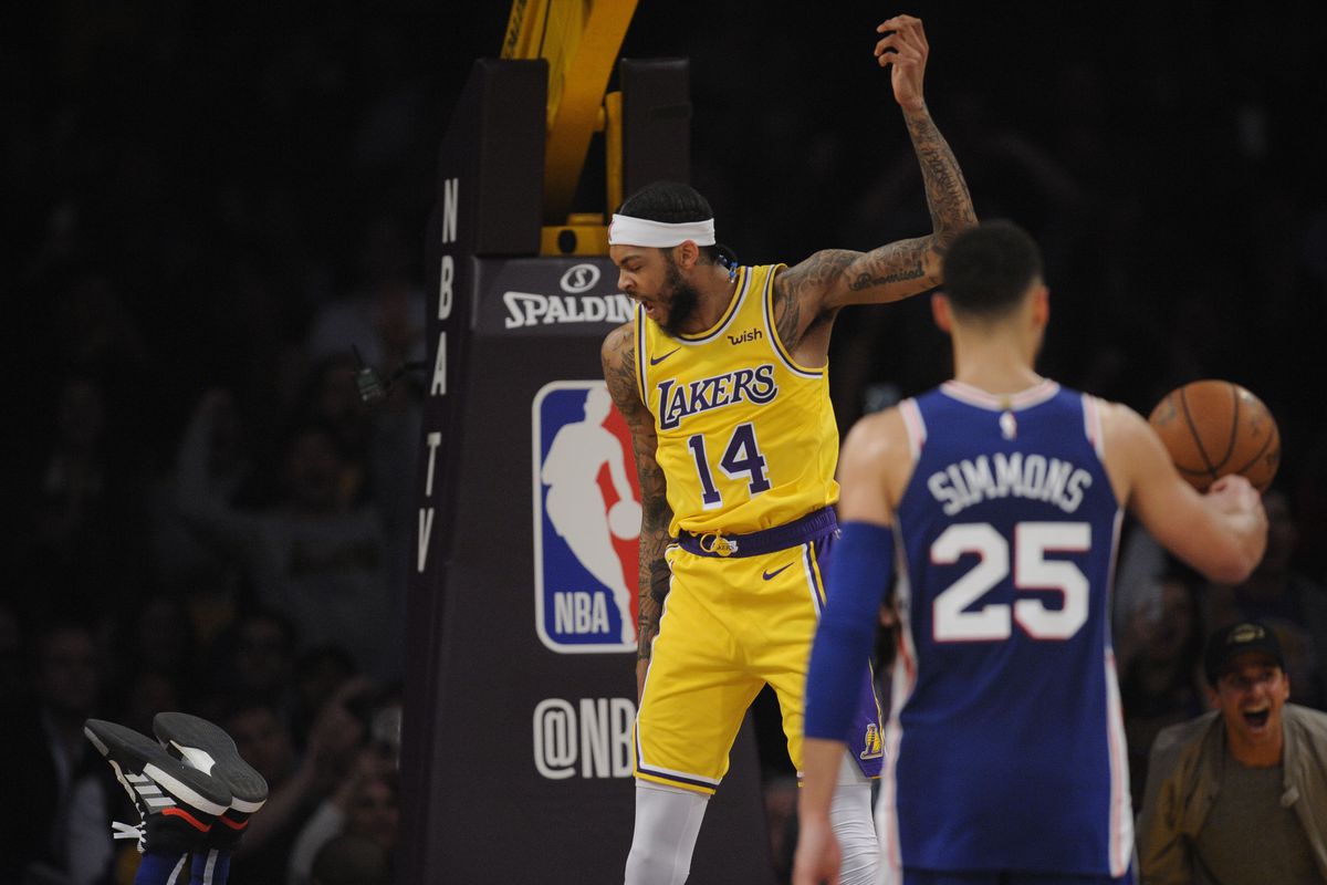 NBA: Philadelphia 76ers at Los Angeles Lakers