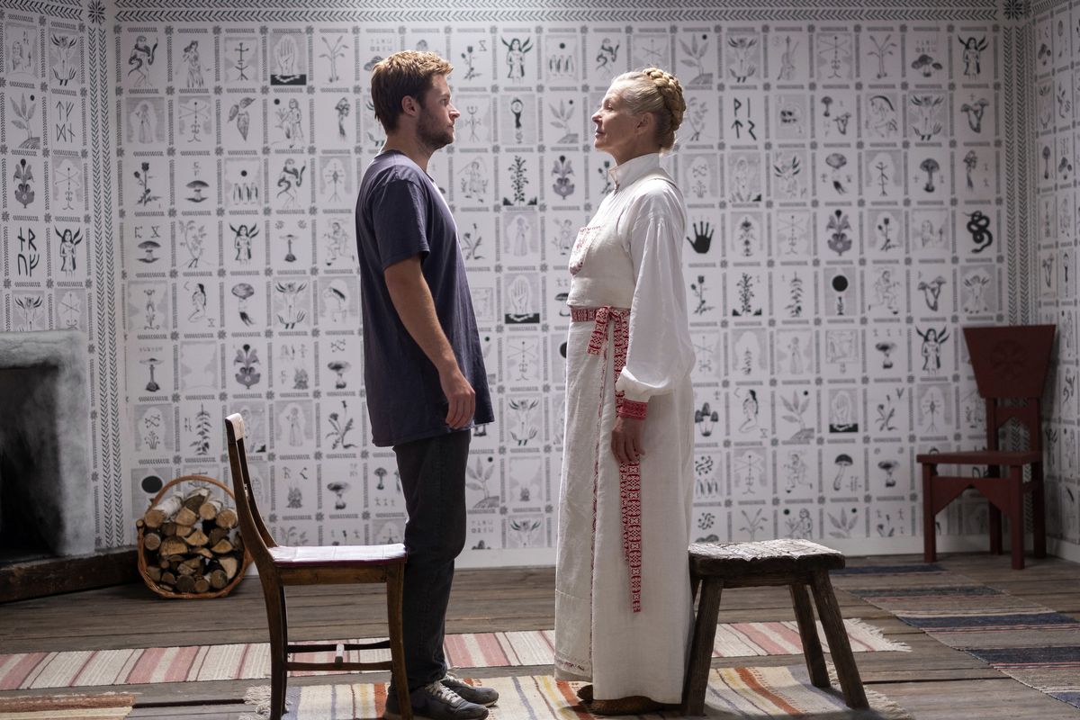A scene from Midsommar