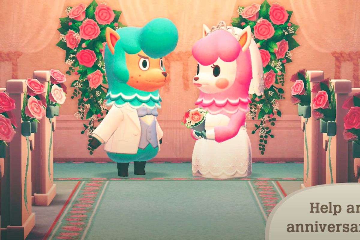 Reese and Cyrus the alpacas in Animal Crossing: New Horizons.