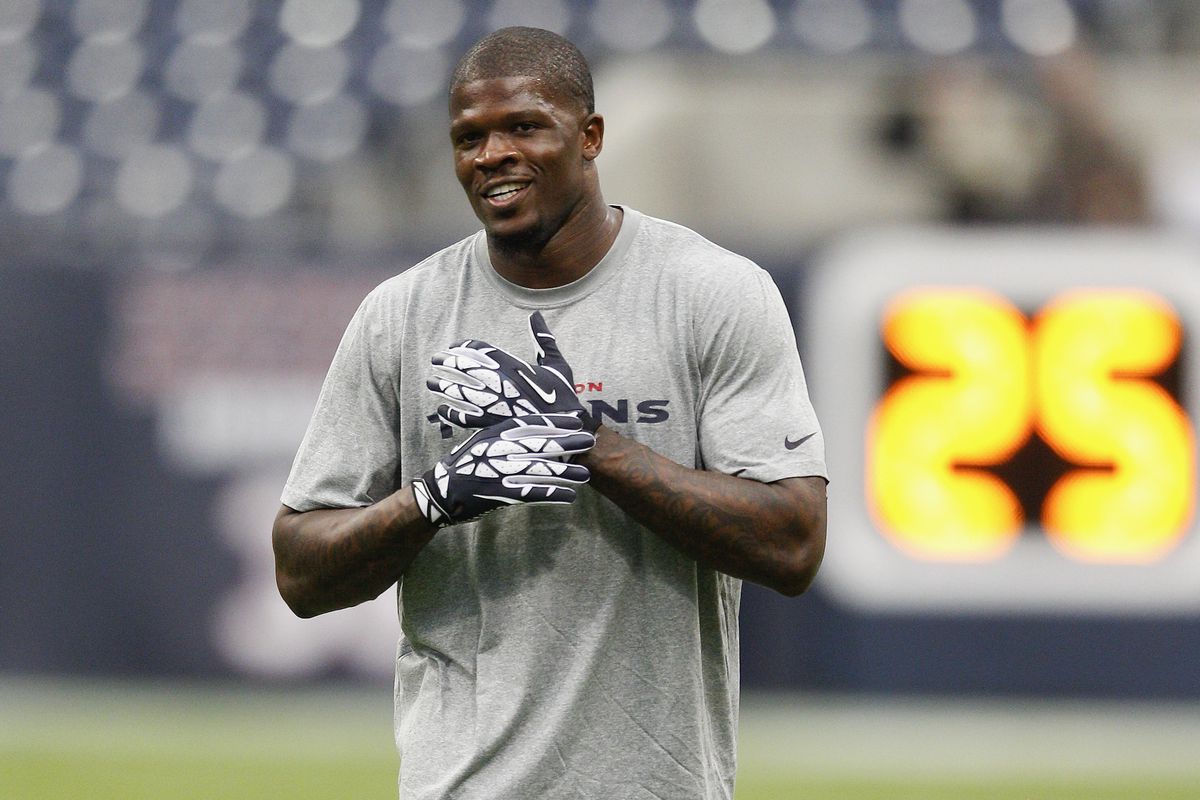 Andre Johnson reacts to the extra hate