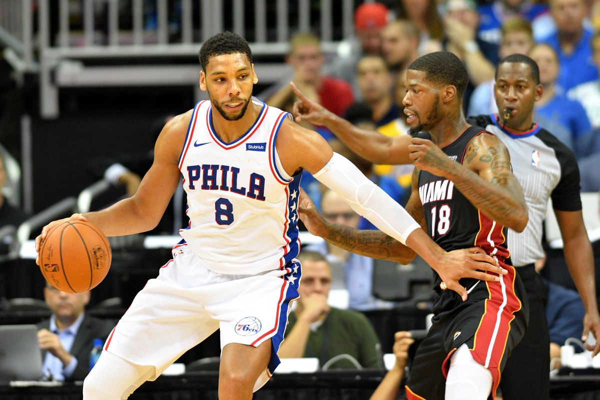 NBA: Preseason-Miami Heat at Philadelphia 76ers