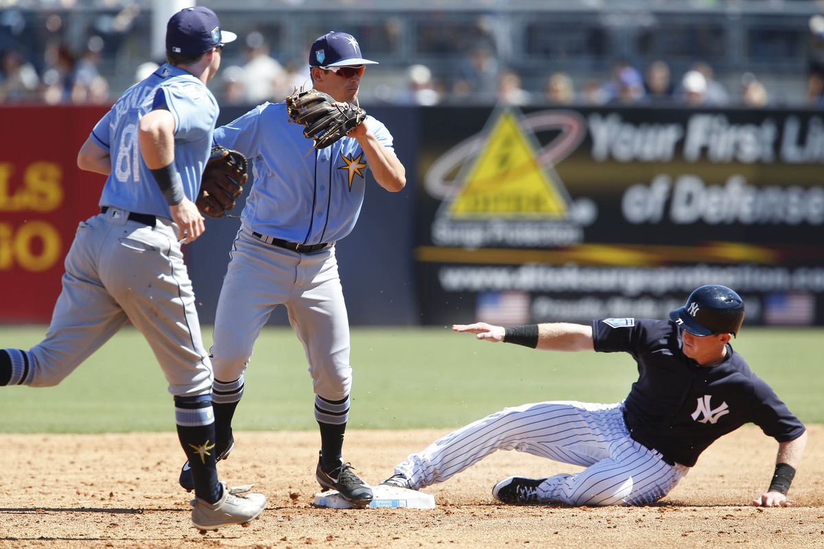 MLB: Spring Training-Tampa Bay Rays at New York Yankees