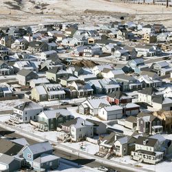 Houses continue to pop up throughout Herriman on Tuesday, Dec. 20, 2016. The U.S. Census reports Utah is now the fastest growing state in the nation.