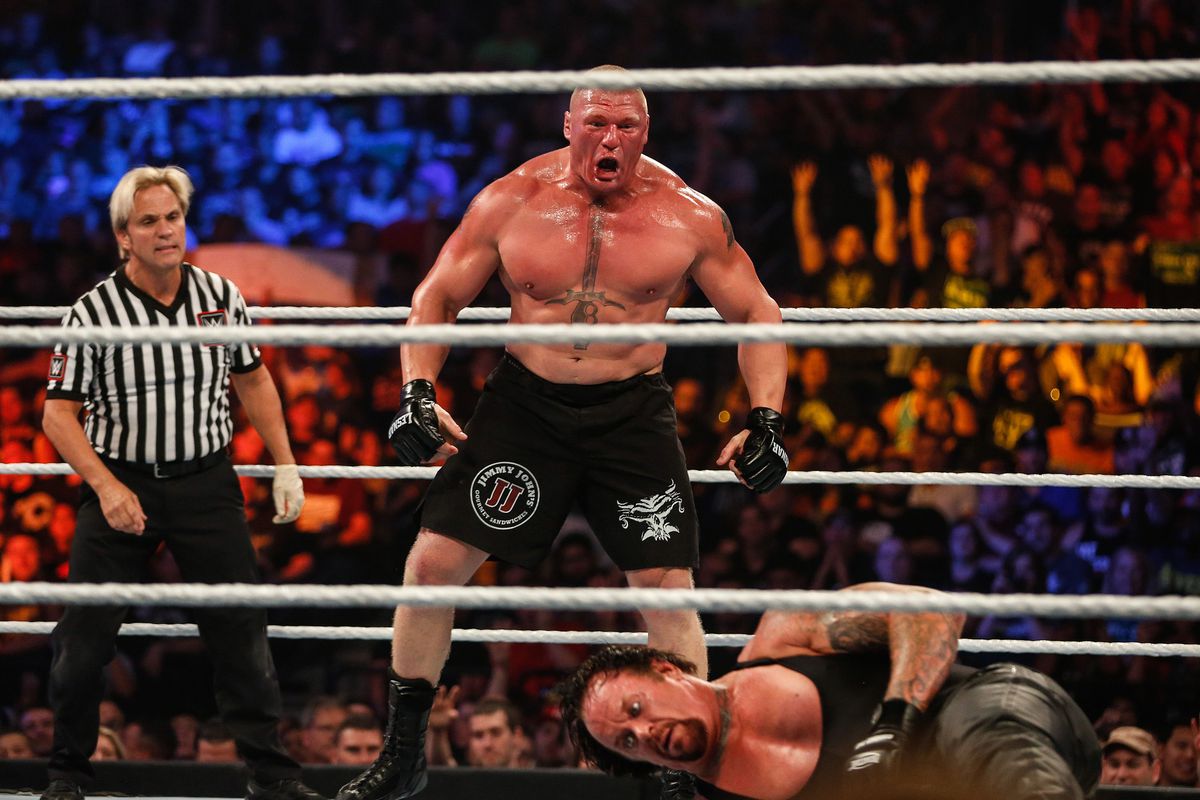 Brock Lesnar: Already a pro wrestling Hall of Famer!