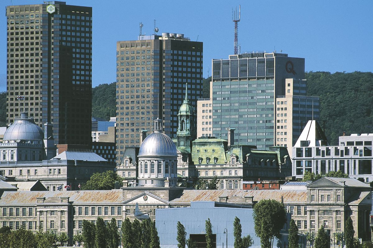 View of city of Montreal, Quebec, Canada