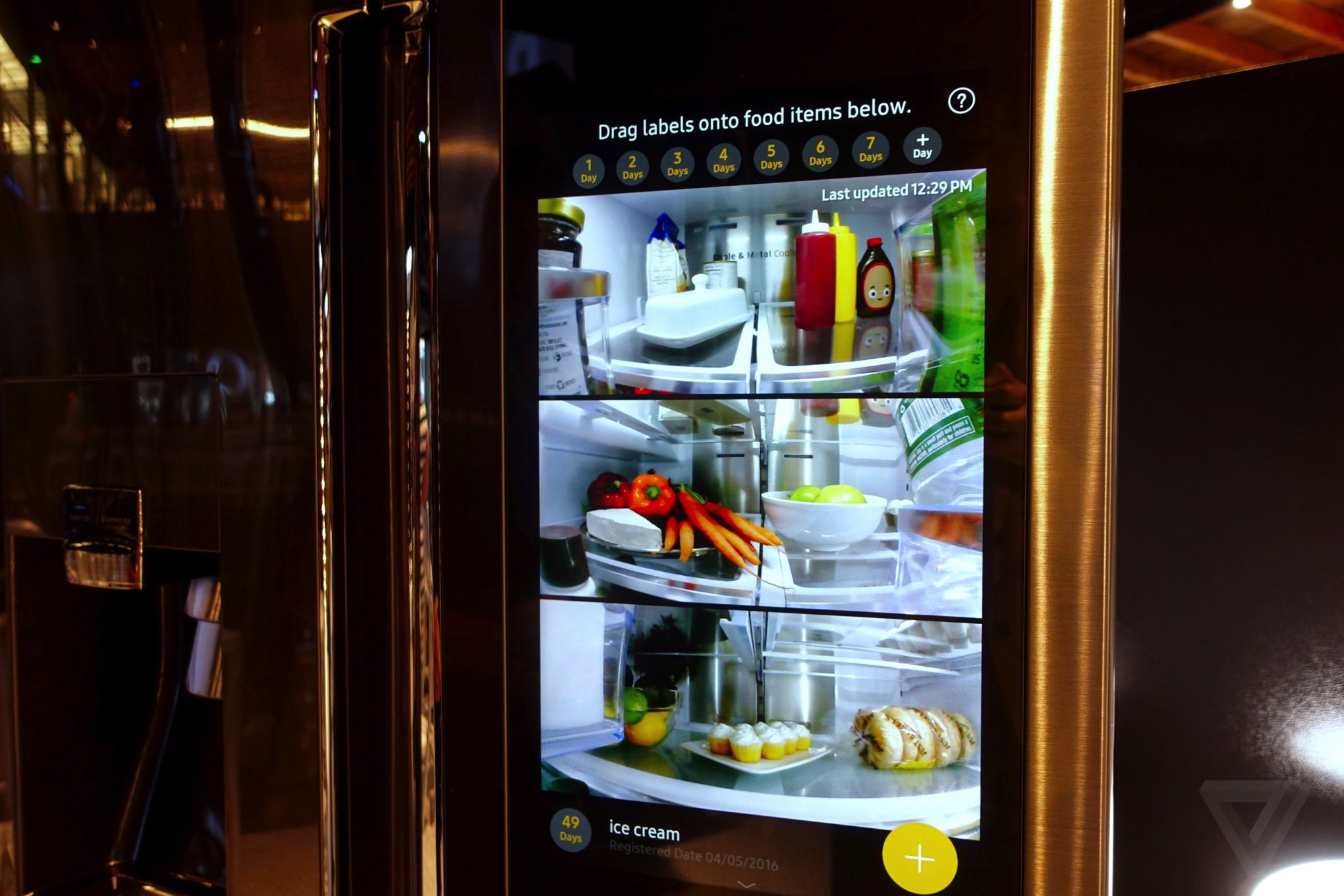 Samsung's Family Hub smart fridge is ridiculous, wonderful