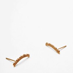 Grace Lee 14-karat gold lace earrings, <a href="http://shopbird.com/product.php?productid=30883&cat=621&manufacturerid=&page=1">$335</a> at Bird