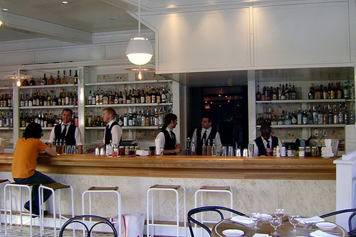Bartenders Training at Almost-Open Standard Grill Bar 
