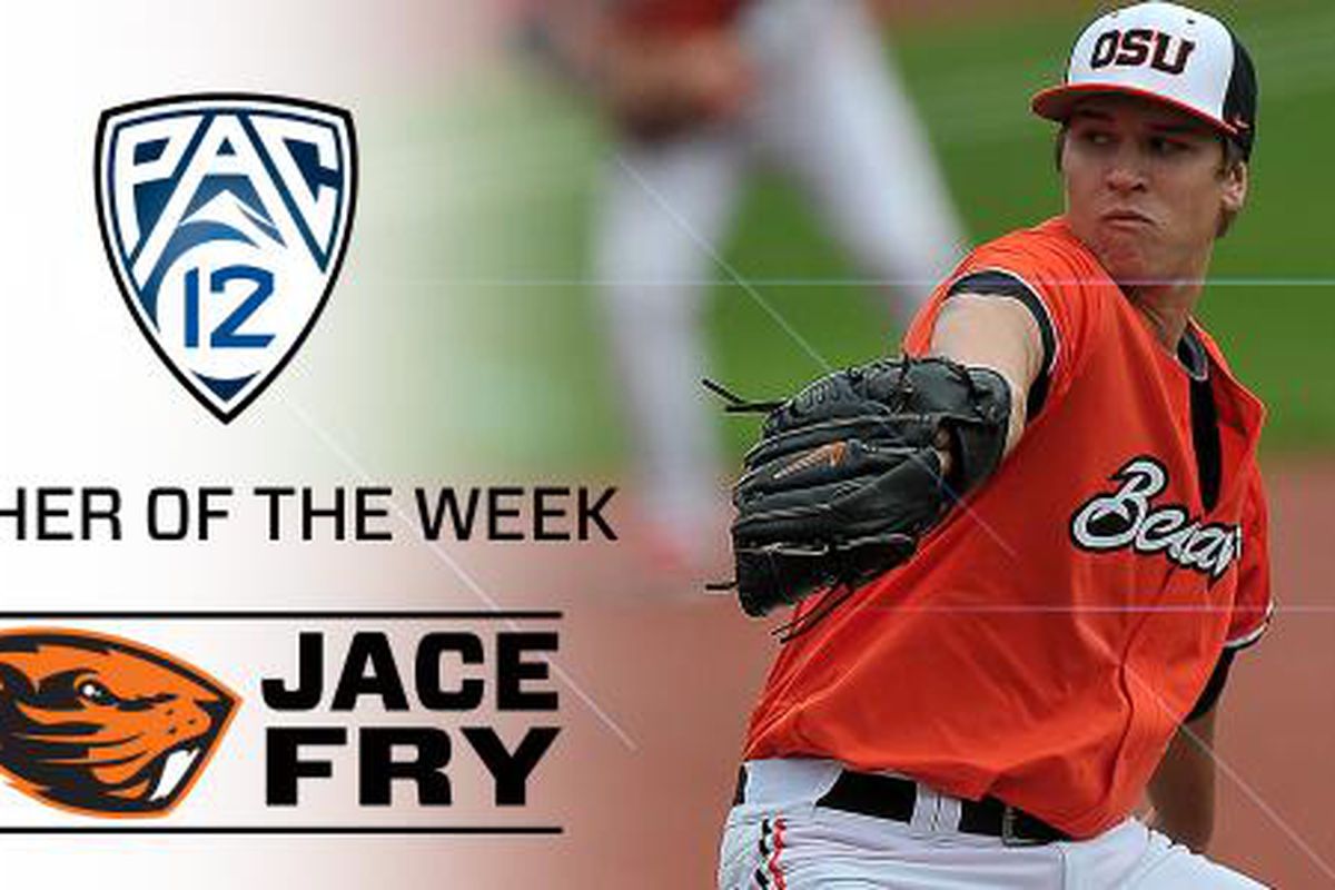 Jace Fry honored again by the Pac-12.