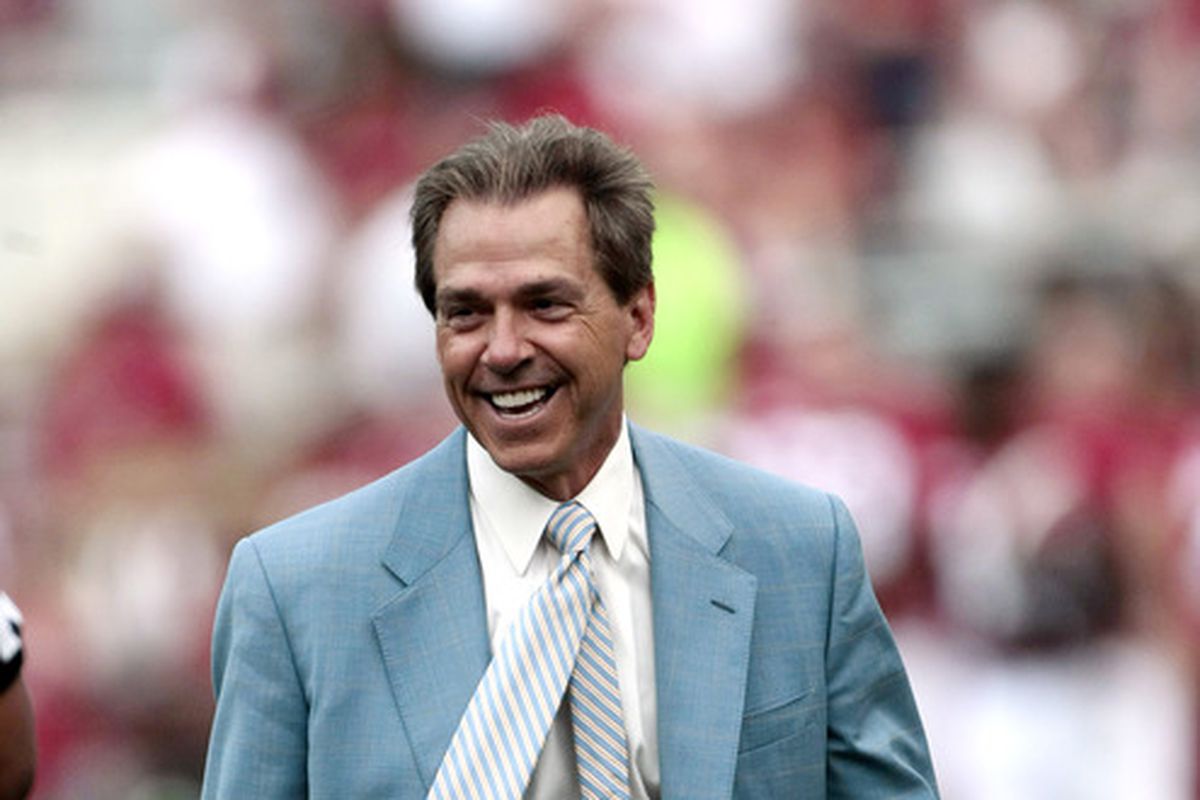 Nick Saban and the Crimson Tide are the unanimous number 1. 
