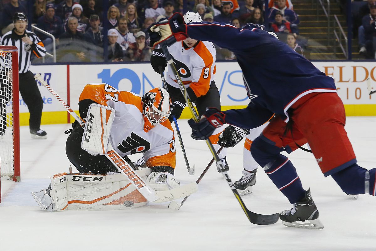NHL: Philadelphia Flyers at Columbus Blue Jackets