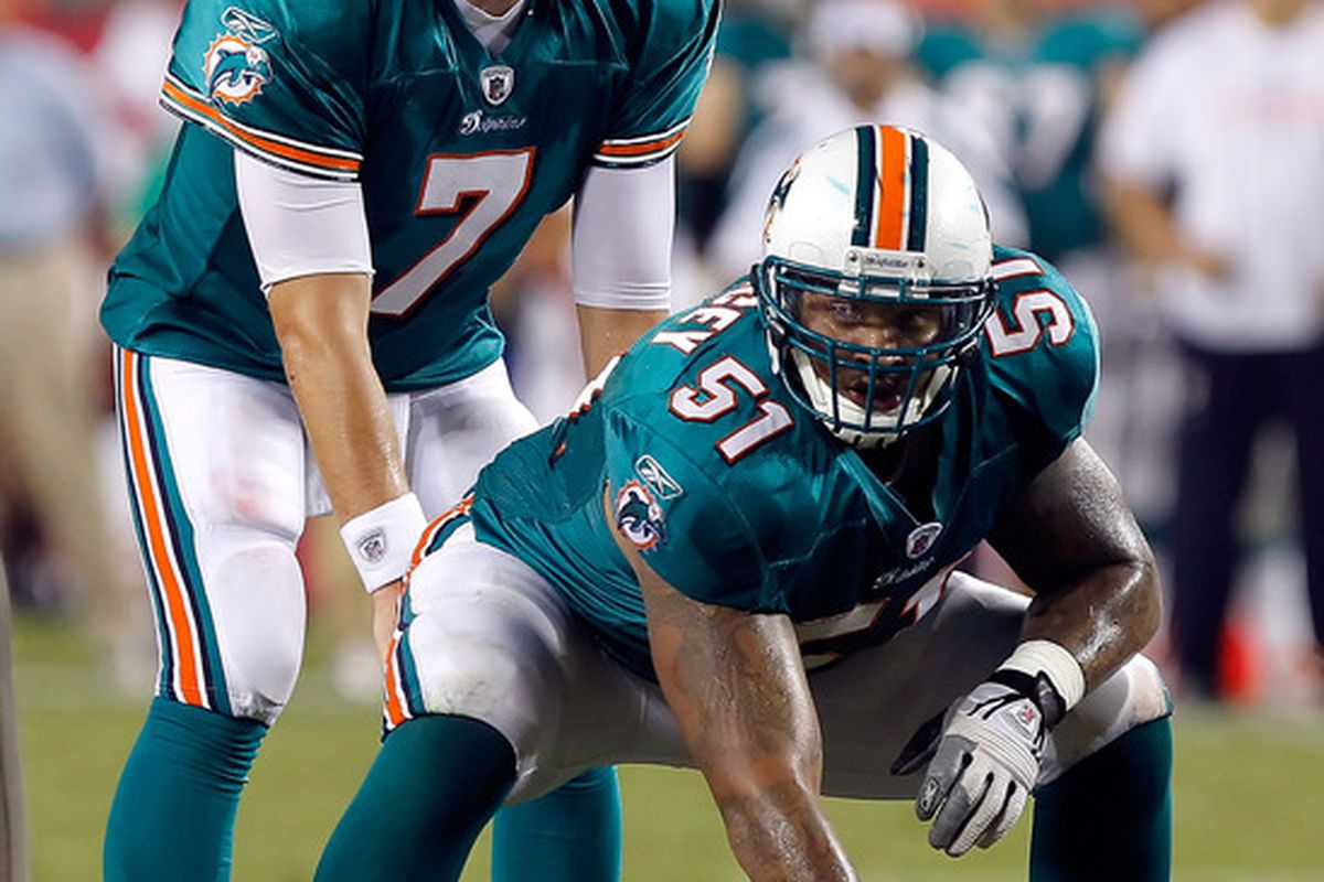 Miami Dolphins rookie center Mike Pouncey has been a highlight among a struggling offensive line.