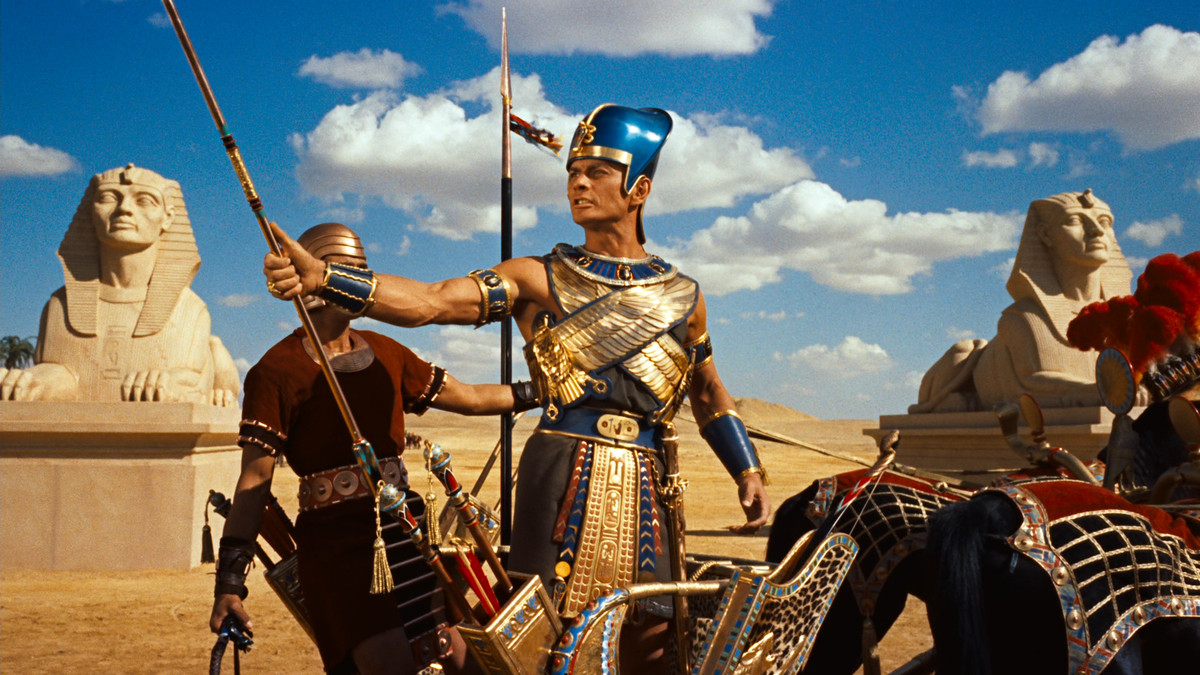 Yul Brynner as Rameses in The Ten Commandments