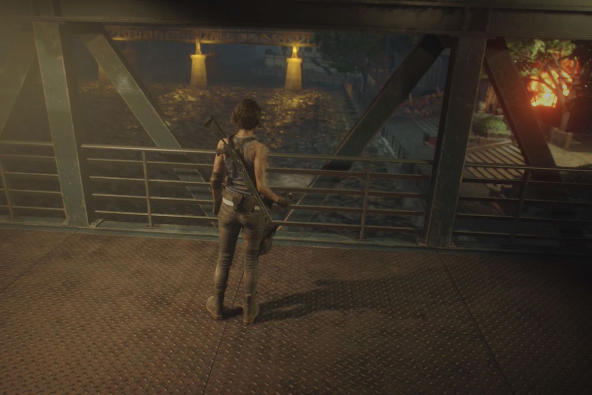 Resident Evil 3 Subway Tunnels and Clock Tower Plaza boss fight walkthrough