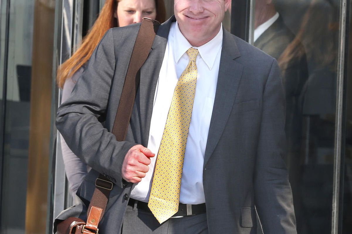FILE - Jeremy Johnson leaves Federal Court after defending himself on his trial on alleged bank fraud Monday, Feb. 8, 2016, in Salt Lake City.
In a motion filed as jury deliberations churned on Wednesday, federal prosecutors pushed back against Johnson's 