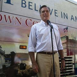 Republican presidential candidate, former Massachusetts Gov. Mitt Romney makes a statement on vice presidential vetting on Tuesday, June 19, 2012 in Holland, Mich.  