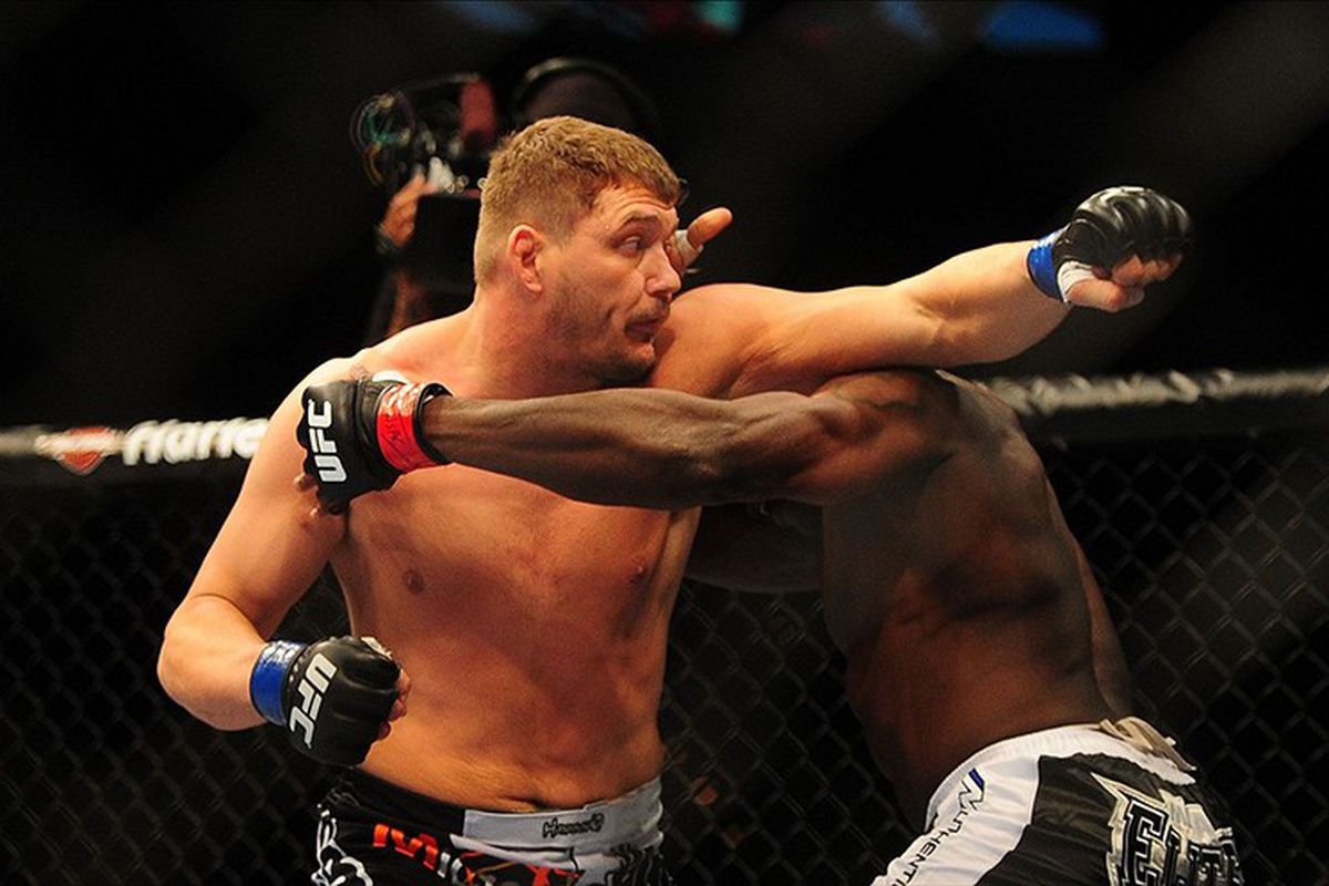 Matt Mitrione will try to punch his ticket back into heavyweight relevancy at UFC on FOX 4 in August. Photo by Mark J. Rebilas via US PRESSWIRE.