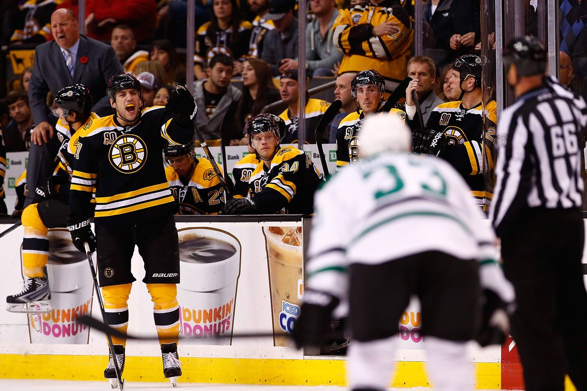 Milan Lucic lodges his protest