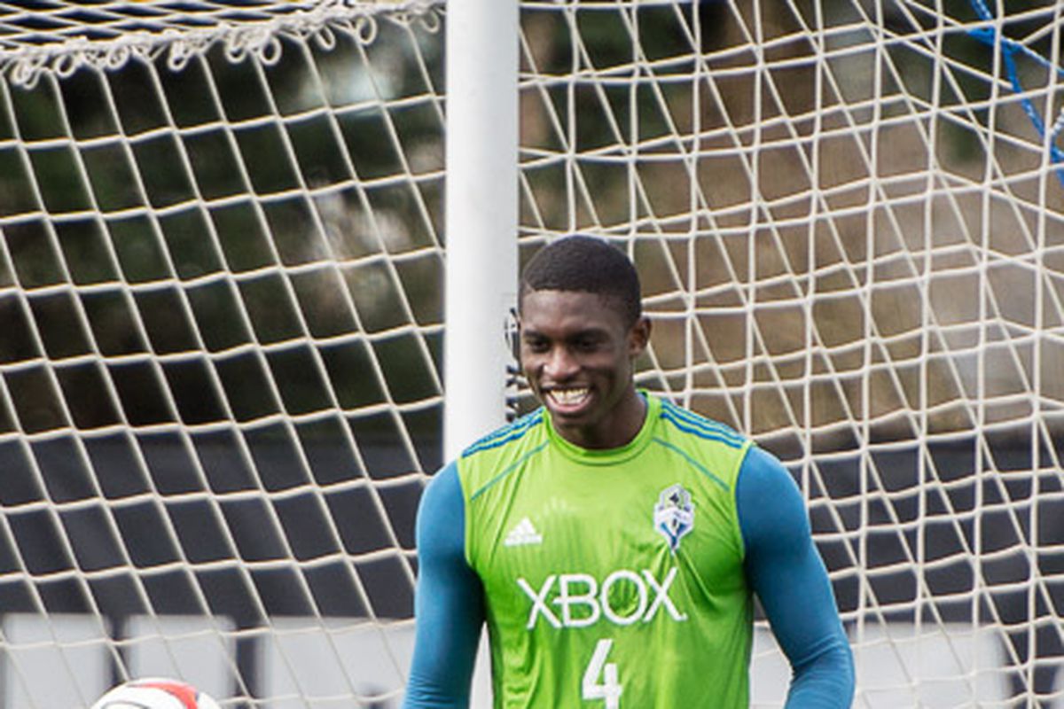 Gallery Photo: Clint Joins Sounders for Final Training Session: Photo Gallery