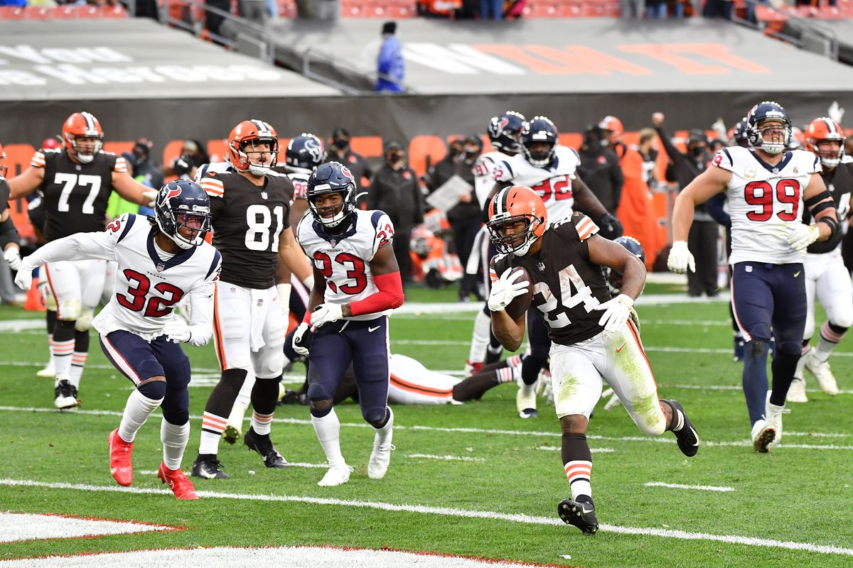 Houston Texans defeat Cleveland Browns