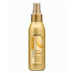 #BlondeProblems: <b>Matrix</b> Total Results Blonde Care Flash Filler Sheer Mist fills porous hair fibers caused by bleach to protect blondes from elements like chlorine that can turn hair brassy or green. <a href="http://www.amazon.com/Matrix-Total-Resul