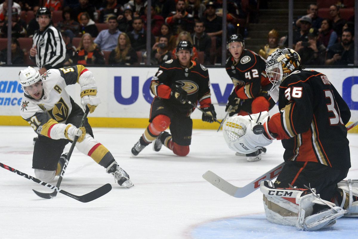 NHL: Vegas Golden Knights at Anaheim Ducks