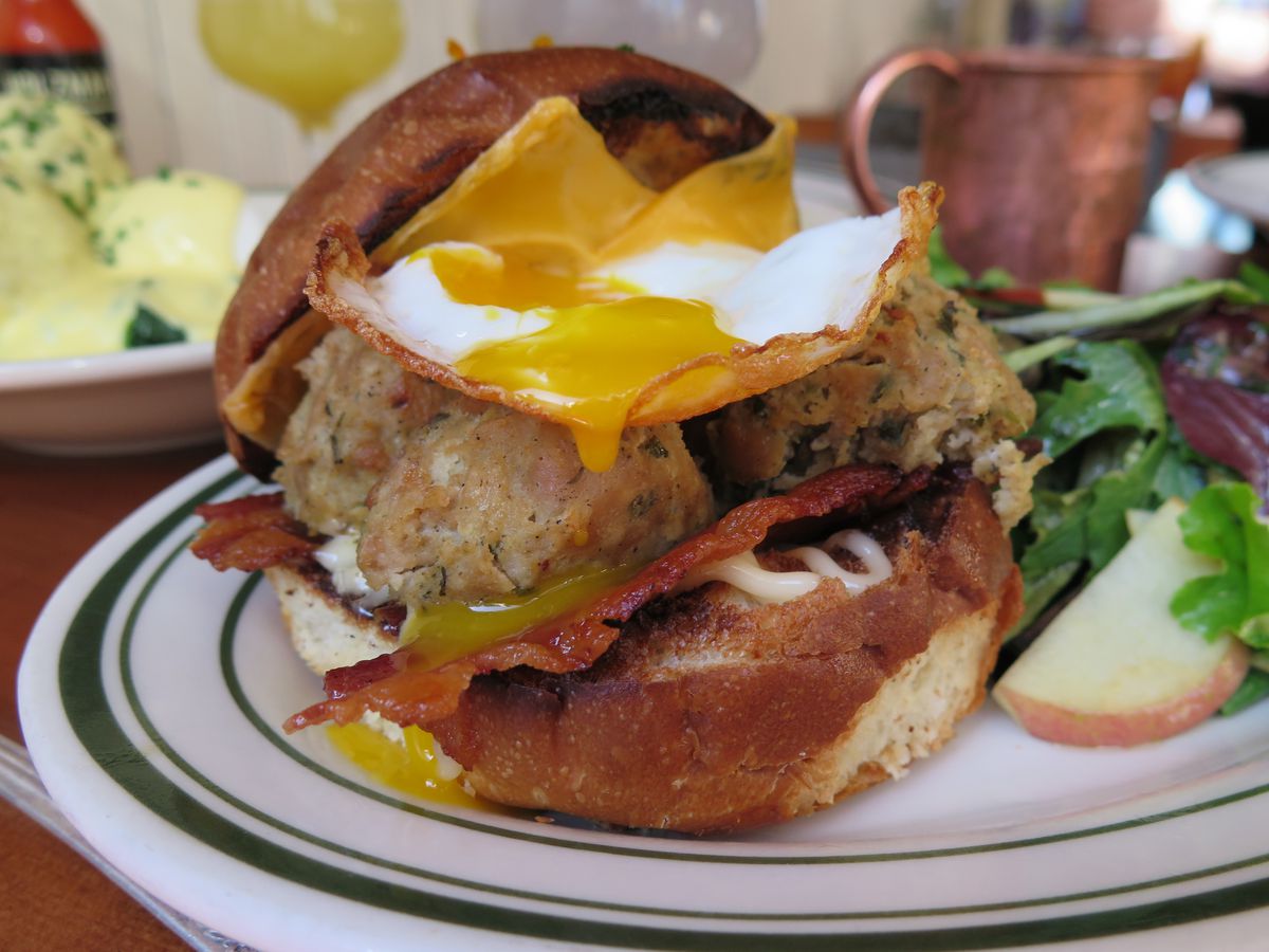 The Meatball Shop brunch sandwich