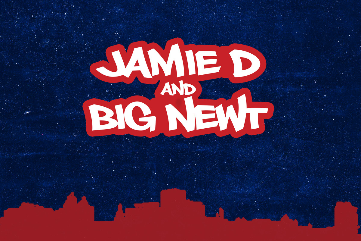 Jamie D and Big Newt podcast art