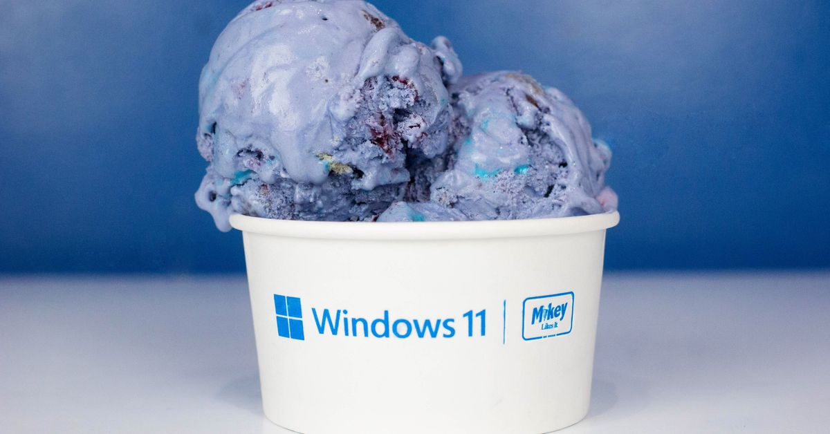 Microsoft is giving away free Windows 11 ice cream in NYC today