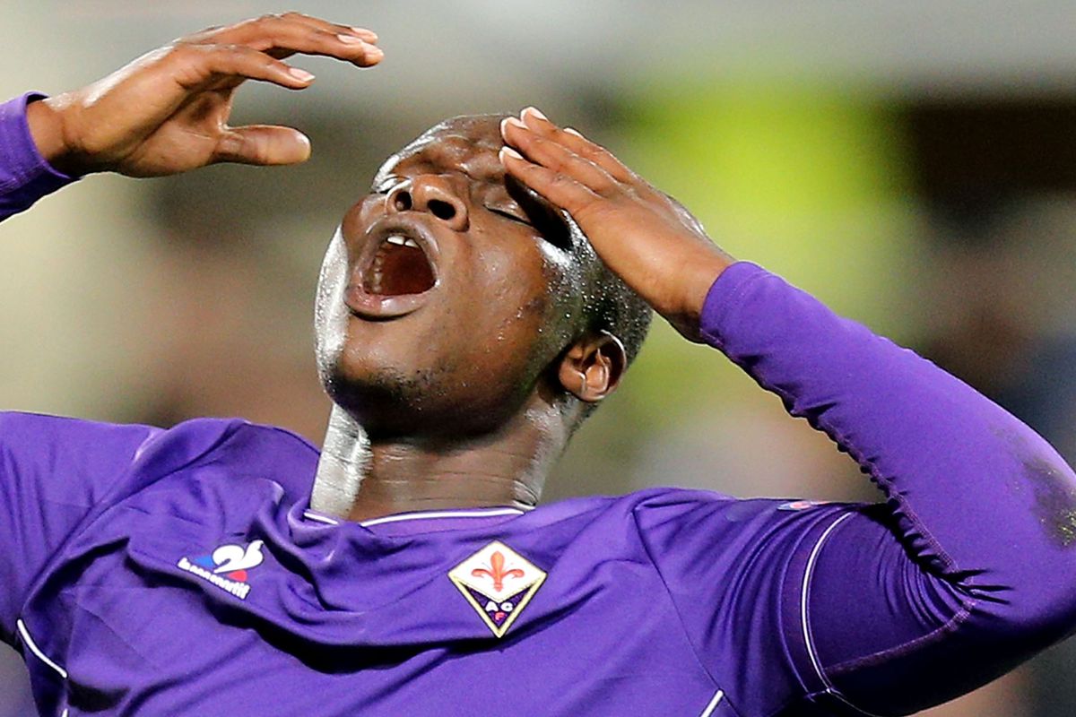 Khouma Babacar is horrified to hear that he might leave Fiorentina.