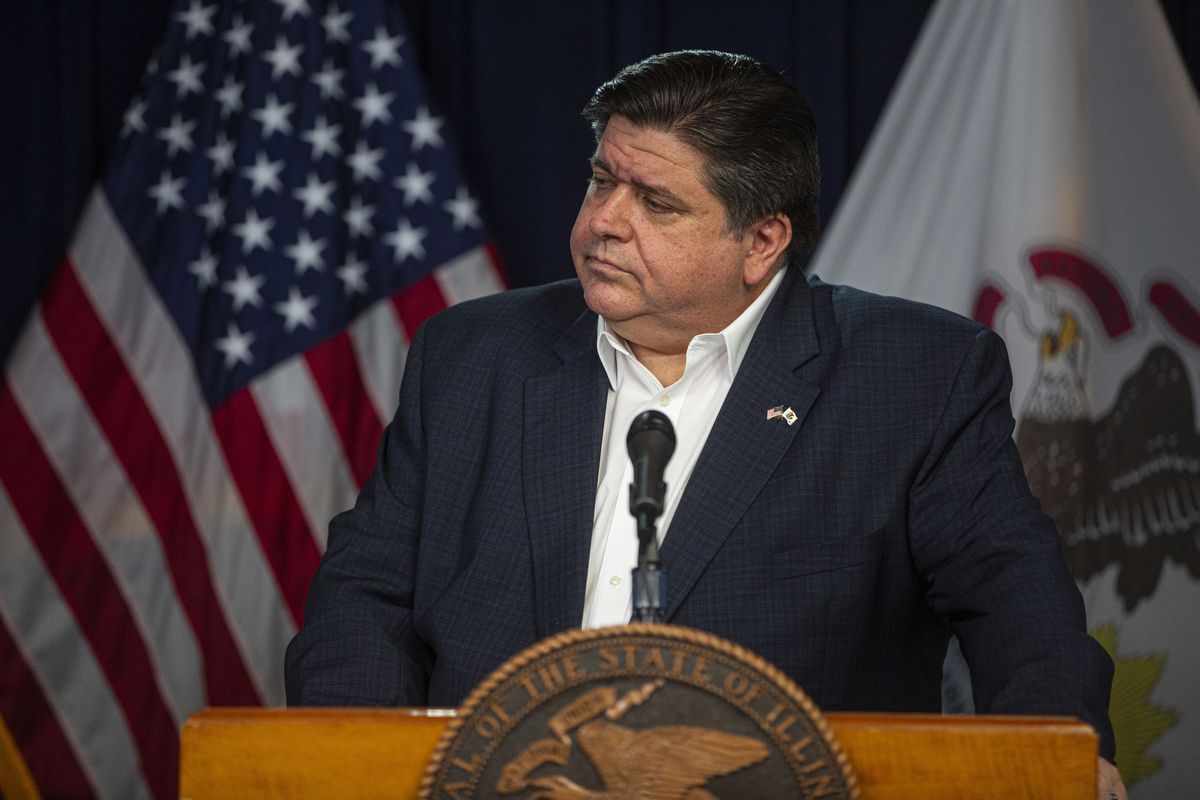 Gov. J.B. Pritzker answers questions from the media on the latest COVID-19 numbers