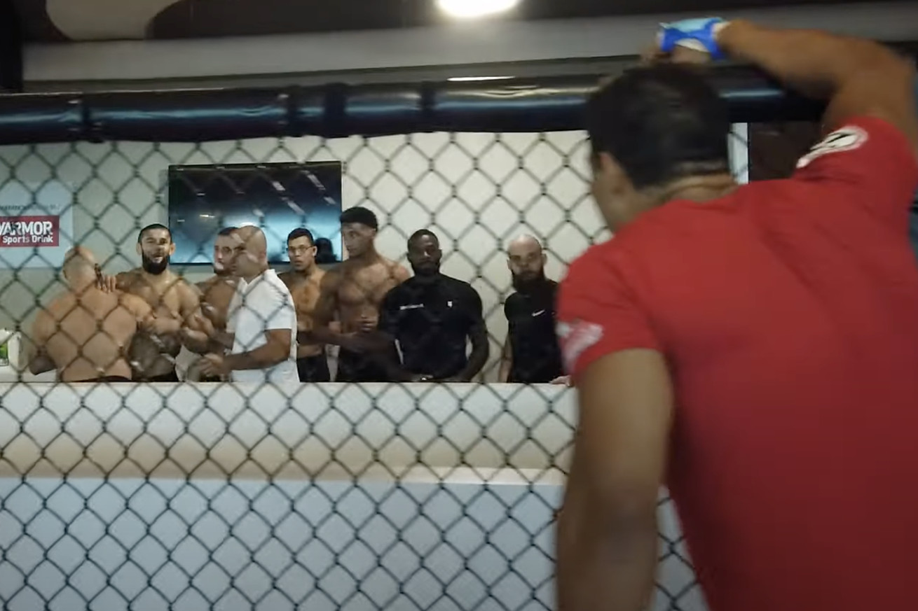 Video: Paulo Costa, Khamzat Chimaev have to be separated after altercation ahead of UFC 279