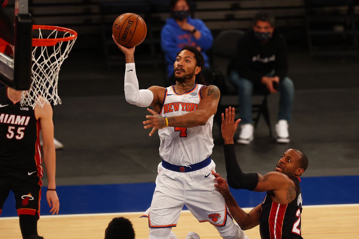 Derrick Rose has helped turn around the Knicks, who haven’t made the playoffs since 2013.
