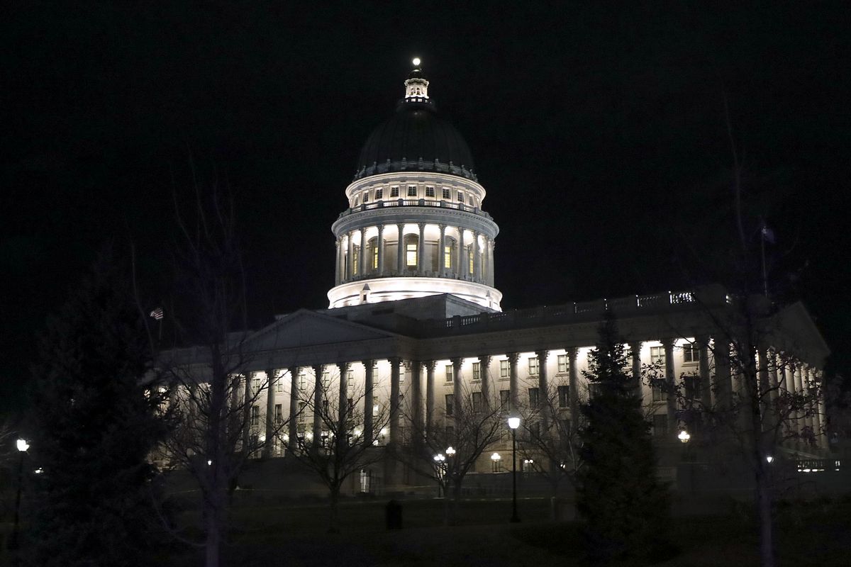 The Utah Capitol is pictured in Salt Lake City on Monday, Jan. 4, 2021.