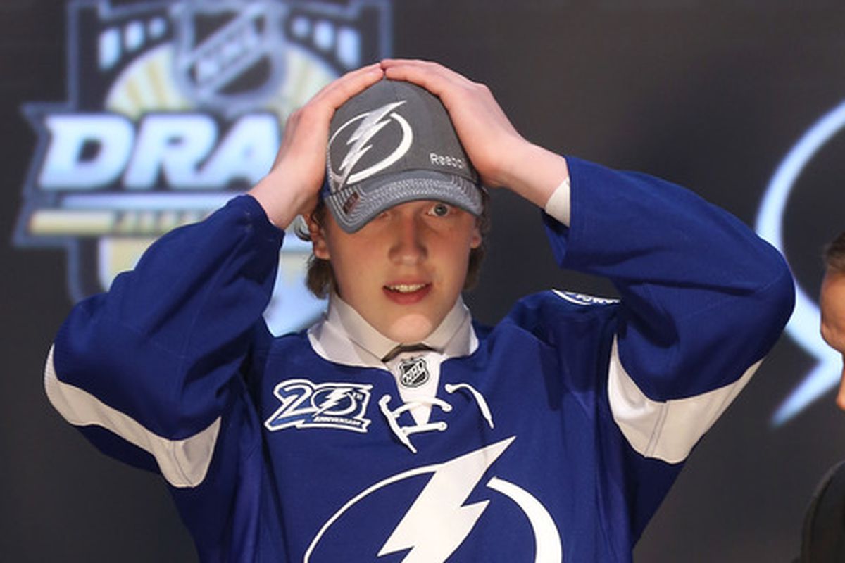  JUNE 22: Andrei Vasilevski was the 19th overall pick by the Lightning in the 2012 draft