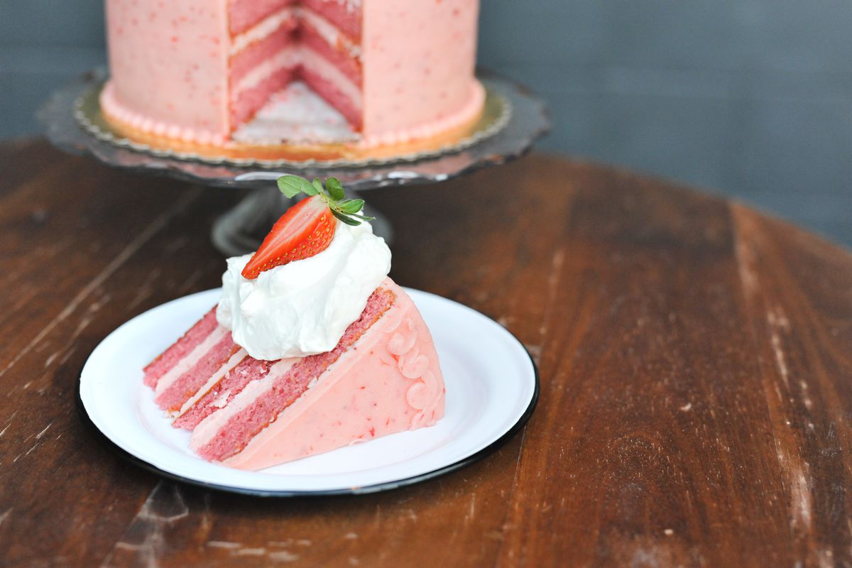 Jacoby’s strawberry cake