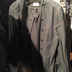 Denim jacket, $200