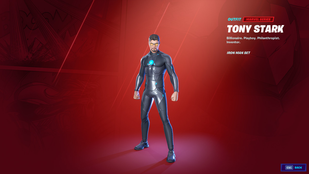 Fortnite’s Tony Stark skin