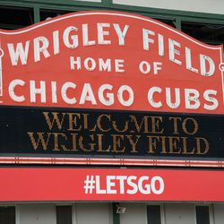 4:12 p.m. WELCOME TO WRIGLEY FIELD - 