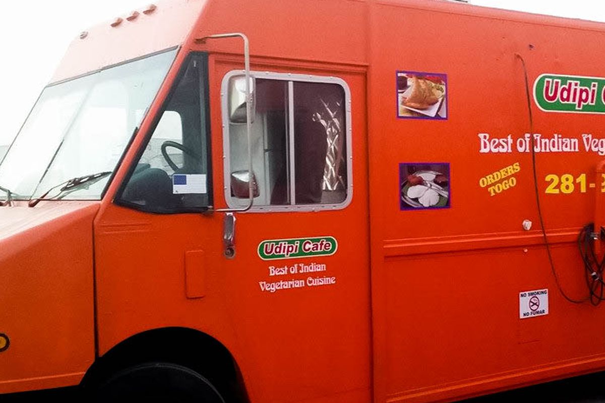 Udipi on Wheels is one of several food trucks from Houston's Udipi Cafe.