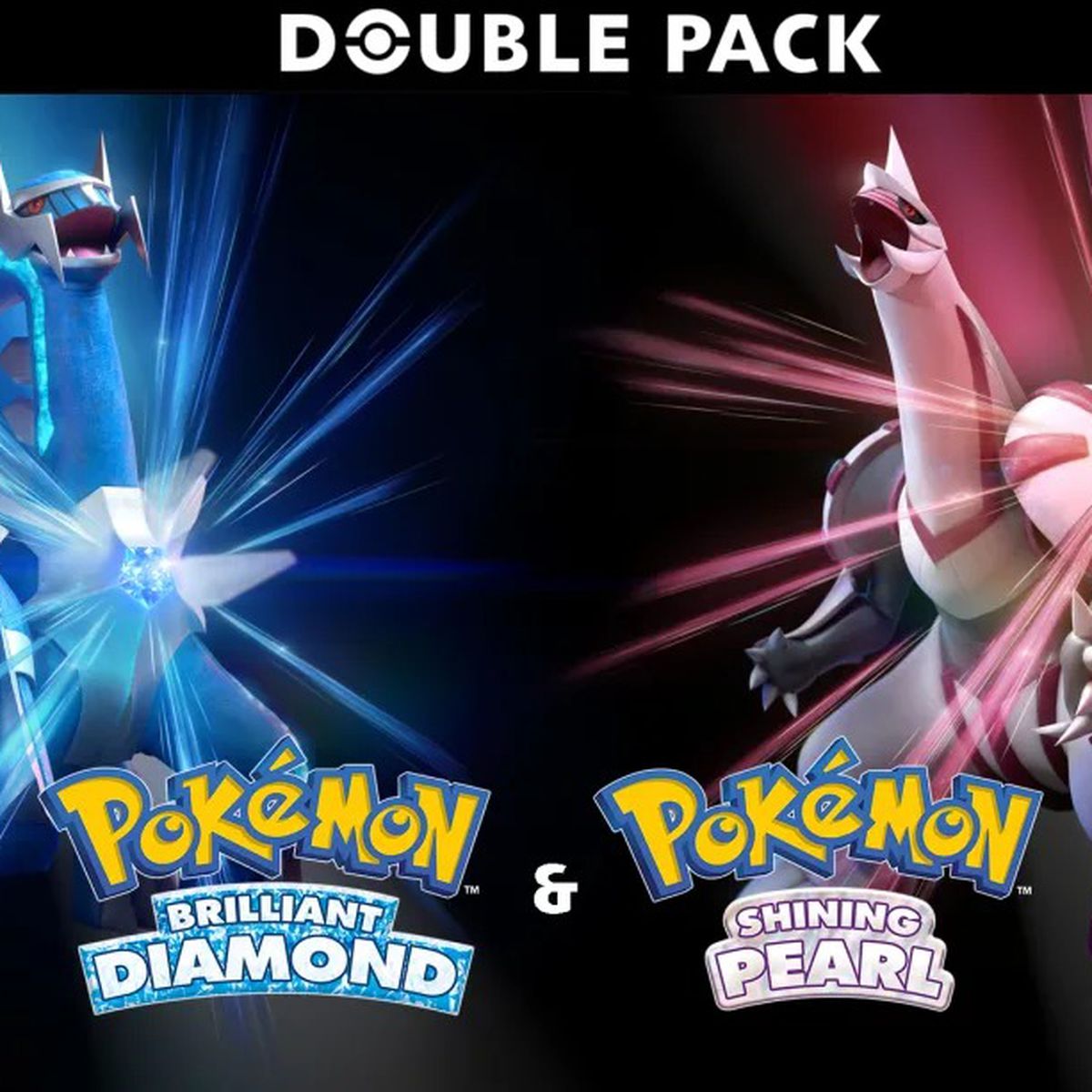 The cover art for Pokémon Brilliant Diamond and Shining Pearl 