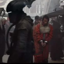 A new trailer for the upcoming Star Wars prequel spin-off film “Rogue One” shows viewers a little bit more of the movie’s story, worlds and characters ahead of its release Dec. 16.
