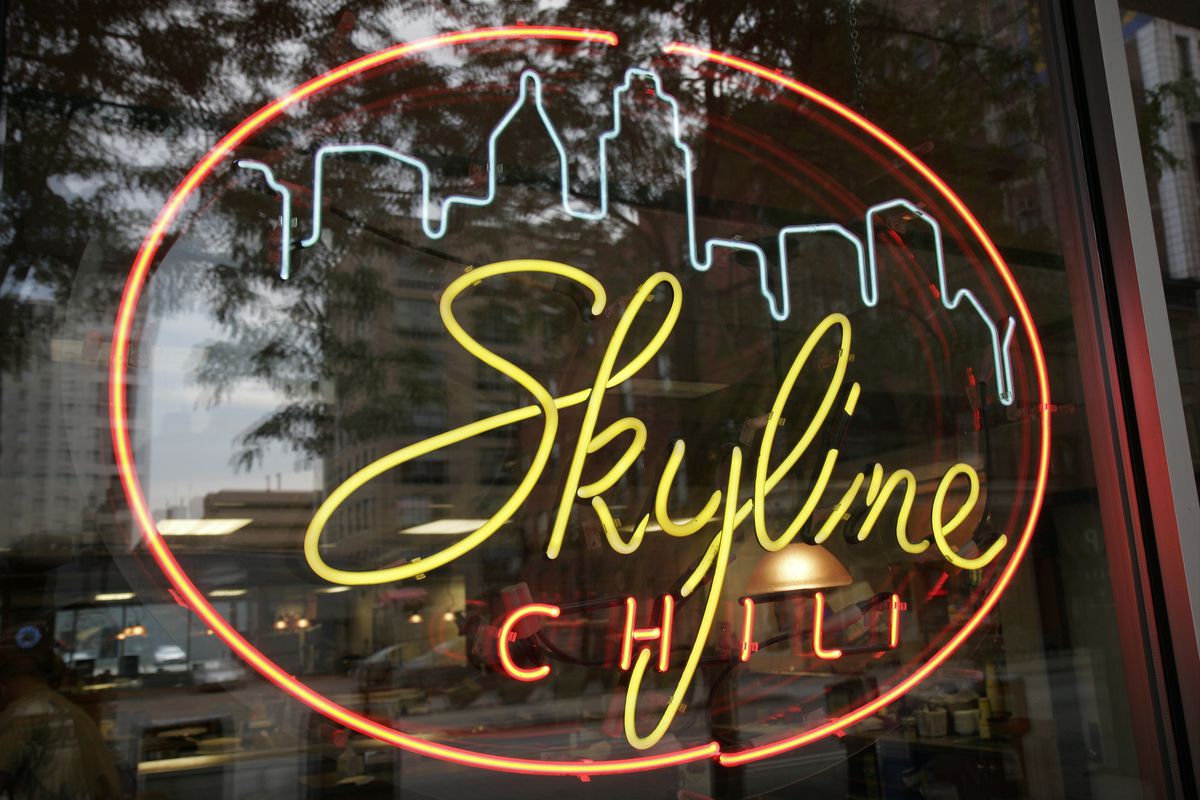 Skyline Chili neon sign.