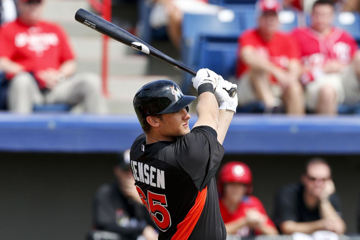 Kyle Jensen has hit the third most home runs in the Pacific Coast League this season. 