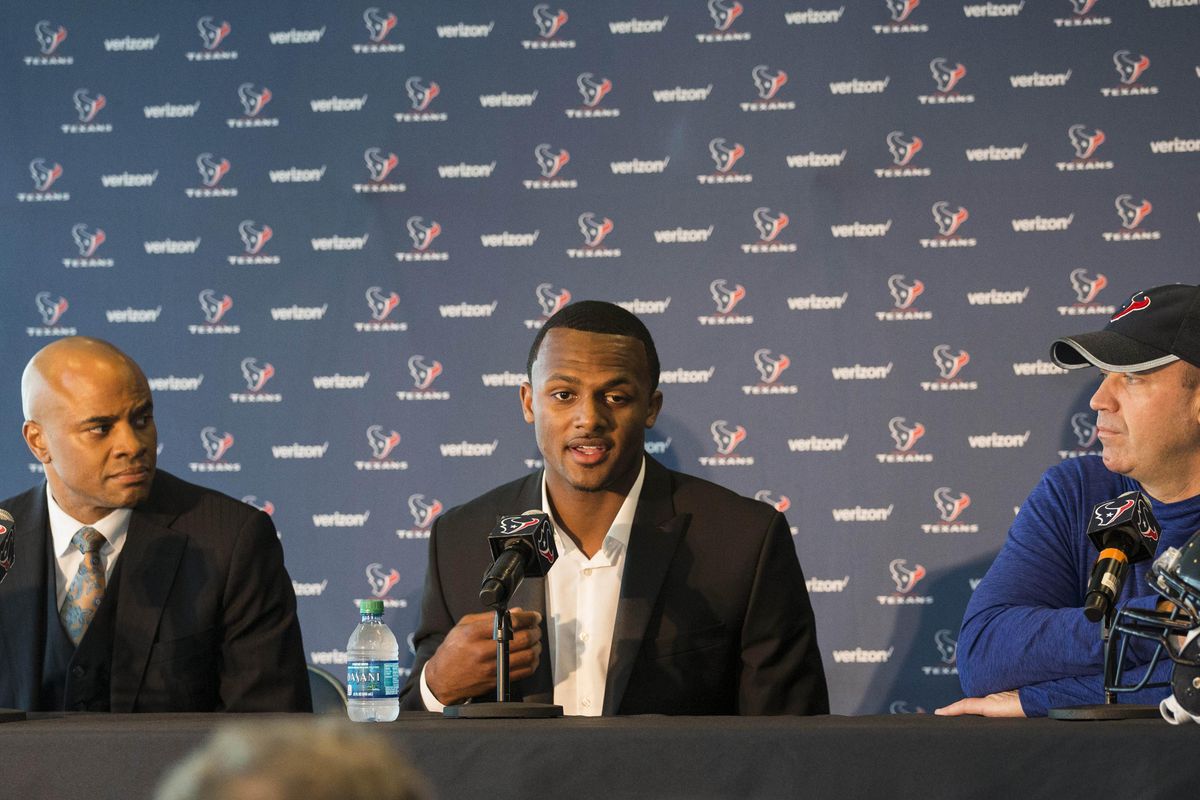 NFL: Houston Texans-Deshaun Watson Press Conference