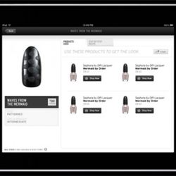 A sample iPad page with product to buy