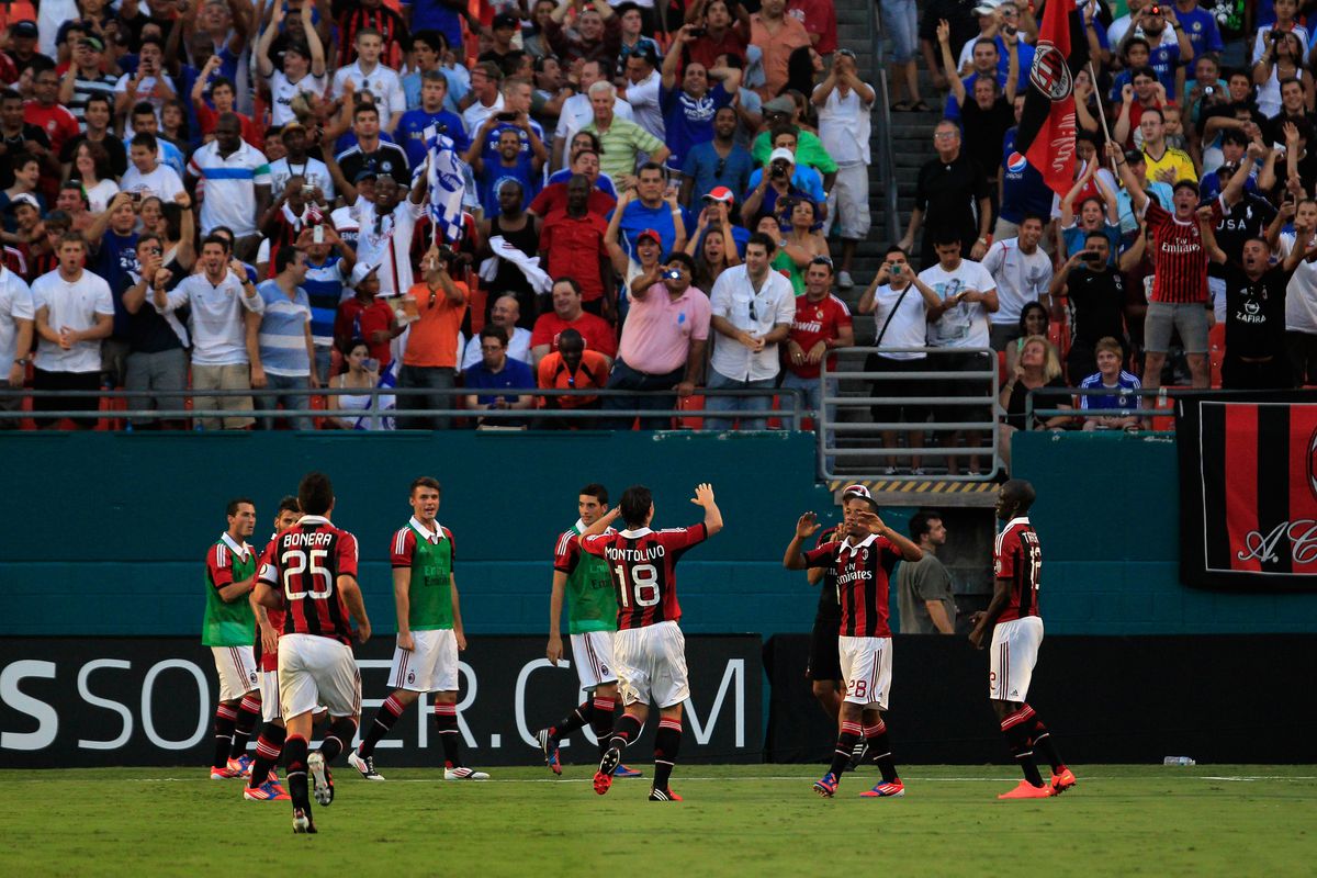 this is AC Milan doing something in the USA