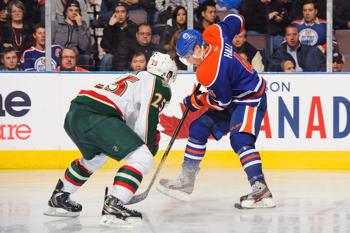 Jonas Brodin is apparently a subliminal trigger for Taylor Hall to injure Wild players.